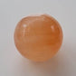 Selenit Orange Kugle