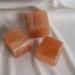 Orange Selenit Terning