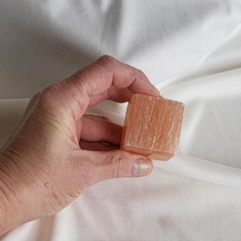 Orange Selenit Terning